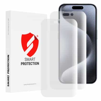 Smart Protection Premium Classic (2 Τεμάχια) για iPhone 15 Pro, Διαφανές