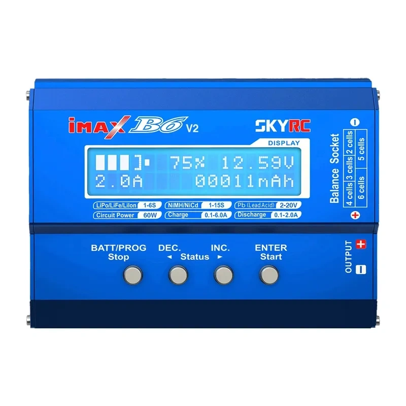 SkyRC iMax B6 V2 Φορτιστής, 60W, 6A - Image 3