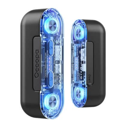 Ocoopa UT2s GamerPRO Θερμαντήρας Χεριών (UT4103-BK), Type-C, με Power Bank, RGB Φώτα, Μαγνητικός, MagTwins, 2x 5000mAh, Μαύρο