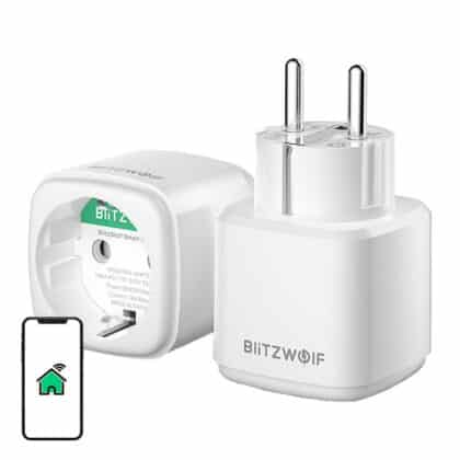 BlitzWolf BW-SHP15 Έξυπνη Πρίζα ZigBee 3680W, Λευκό