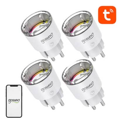 Gosund EP2 Έξυπνη Πρίζα WiFi 10A, 4 Τεμάχια Tuya