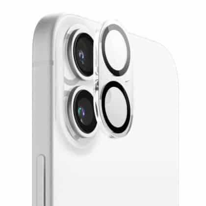 ANANK Προστατευτικό Κάμερας για iPhone 16 / iPhone 16 Plus, Διάφανο/Μαύρο