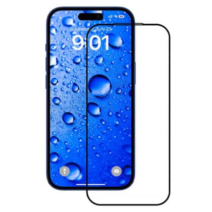 ANANK Προστατευτικό Οθόνης Full Glass 2.5D για iPhone Air, Μαύρο