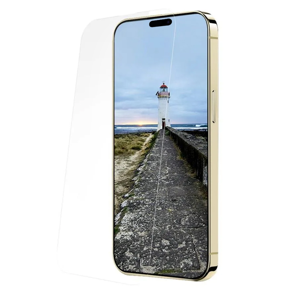 ANANK Προστατευτικό Οθόνης 3D Καμπύλης για iPhone 15 Pro, Διάφανο (10 Τεμάχια) - Image 3