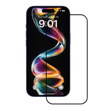 ANANK Προστατευτικό Οθόνης 2.5D Ενισχυμένο, iPhone 16 Pro Max, Μαύρο