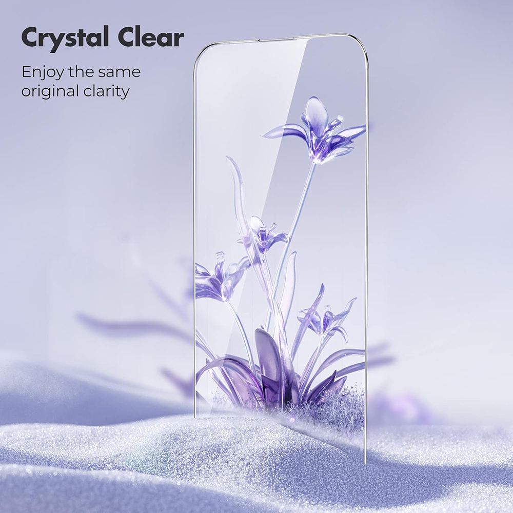 ANANK Προστατευτικό Οθόνης 3D Καμπύλης για iPhone 15 Pro, Διάφανο (10 Τεμάχια) - Image 4