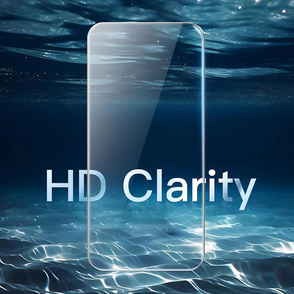 ANANK Προστατευτικό Οθόνης 3D Καμπύλης για iPhone 15 Pro, Διάφανο (10 Τεμάχια) - Image 6