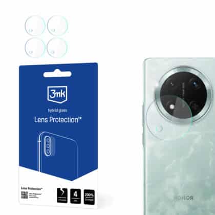 3MK Προστασία Φακού (4 Τεμάχια) για Honor Magic7 Lite / X9c, Διάφανο