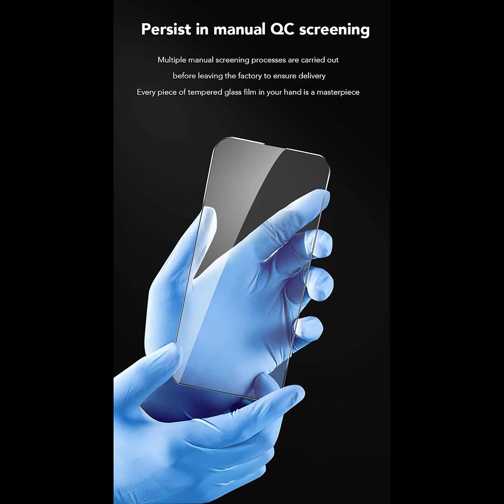 ANANK Προστατευτικό Οθόνης 2.5D Αντιδακτυλικό, iPhone 14 Pro Max, Μαύρο - Image 5
