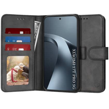 Techsuit Diary Book - θήκη για Xiaomi 17T Pro - Μαύρο