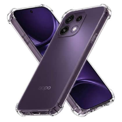 Techsuit Shockproof Clear Silicone - θήκη για Oppo Reno16 F - Διάφανο