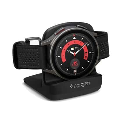 Spigen Βάση Ρολογιού Galaxy S353 (AMP05302) για Samsung Galaxy Watch 5/5 Pro/6/6 Classic/7/8/8 Classic/Ultra, Μαύρο
