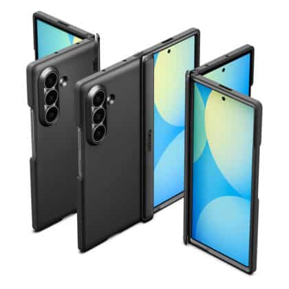 Μαύρη θήκη Spigen Slim Armor Pro για Samsung Galaxy Z Fold8 Ultra από ελαστικό TPU