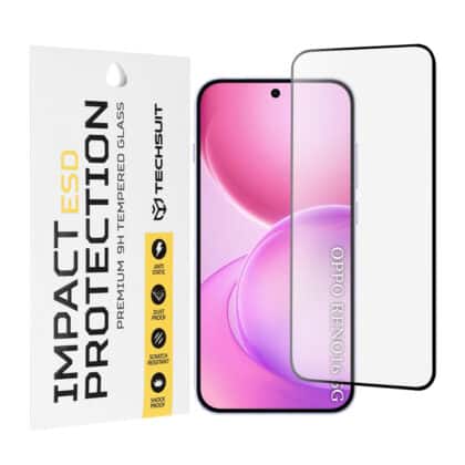 Techsuit Γυαλί ESD για Oppo Reno16 / Reno16 Pro, Μαύρο
