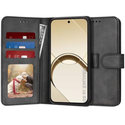 Techsuit Diary Book - θήκη για Realme 16 - Μαύρο