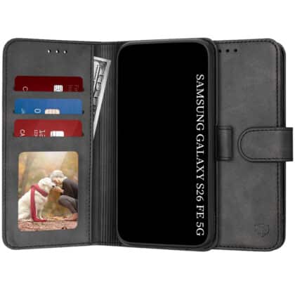 Techsuit Diary Book - θήκη για Samsung Galaxy S25 FE - Μαύρο