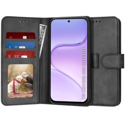 Techsuit Diary Book - θήκη για Honor 600 - Μαύρο