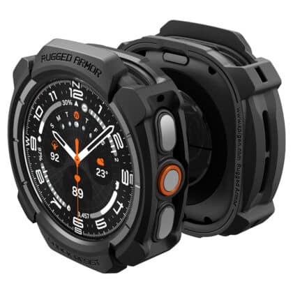 Spigen Ανθεκτική Θωράκιση (ACS11611) για Samsung Galaxy Watch Ultra 2, Ματ Μαύρο