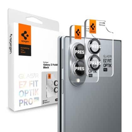 Spigen Glas.tR EZ Fit Optik Pro HD (AGL11944) Συσκευασία 2 Τεμαχίων για Samsung Galaxy Z Fold8, Μαύρο