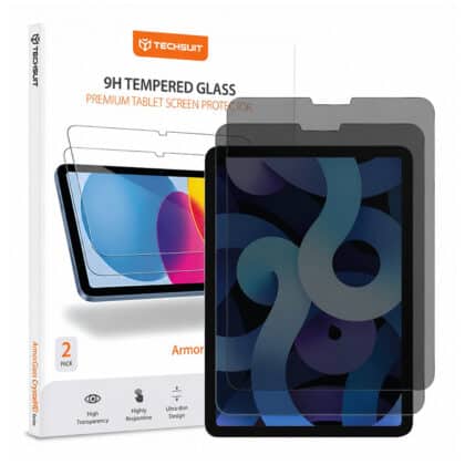 Techsuit ArmorGlass CrystalHD (Συσκευασία 2 Τεμαχίων) - iPad Pro 11 2018 / Air 4 / 5 / 11 (2020/2022) - Απόρρητο