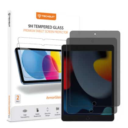 Techsuit ArmorGlass CrystalHD Προστασία Οθόνης (Συσκευασία 2 Τεμαχίων) - iPad 10.2 (2019/2020/2021) - Απόρρητο