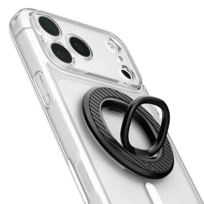 Spigen - Βάση Τηλεφώνου O-Mag OM106 (AMP09334) - Σχεδιασμός κατά των γρατσουνιών, Ισχυρή μαγνητική λαβή, Περιστροφή 360 μοιρών - Μαύρο
