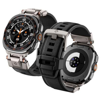Spigen DuraPro Armor (AMP11615) Λωρίδα Ρούχου για Samsung Galaxy Watch Ultra 2 / Watch Ultra 47mm, Μαύρη