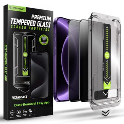Techsuit TitanGlass FullCover (2 Τεμάχια) iPhone 18 Pro Privacy