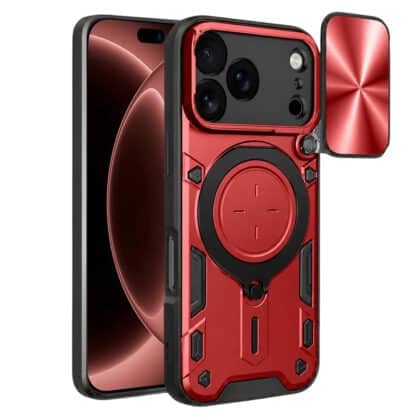 Techsuit CamGuard Pro - θήκη για Apple iPhone 17 Pro Max - Κόκκινο