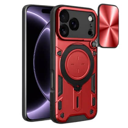 Techsuit CamGuard Pro - θήκη για Apple iPhone 17 Pro - Κόκκινο