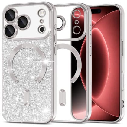 Techsuit Luxury Glitter - θήκη για Apple iPhone 17 Pro Max - Διάφανο