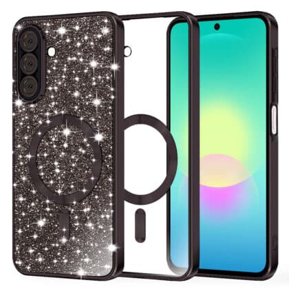 Techsuit Luxury Glitter - θήκη για Samsung Galaxy A27 - Μαύρο