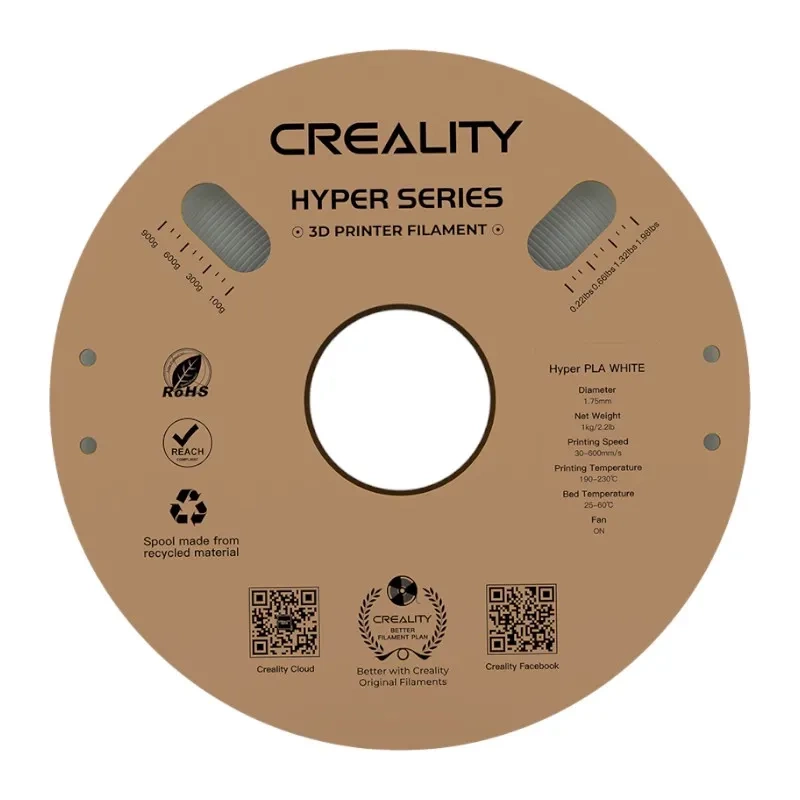 Creality Hyper PLA Νήμα (Λευκό) - Image 4
