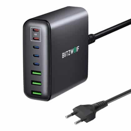 BlitzWolf BW-S26 Φορτιστής Τοίχου 250W, Μαύρος