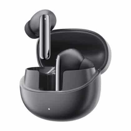 Μαύρα ασύρματα ακουστικά QCY MeloBuds Pro HT08 TWS με ακύρωση θορύβου ANC