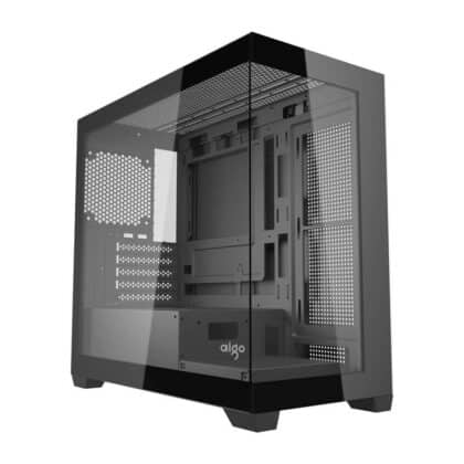Darkflash C218M Κουτί Υπολογιστή με 6 Ανεμιστήρες ARGB, Μαύρο