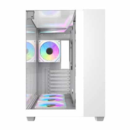 Darkflash TH285 θήκη υπολογιστή ATX σε λευκό χρώμα