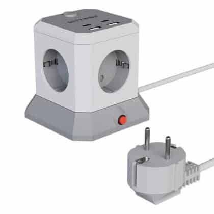BlitzWolf BW-EC1 Επέκταση Πρίζας 4xAC, 2xUSB-A, 2xUSB-C