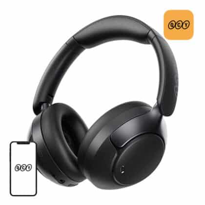 QCY H3 Pro ANC Ασύρματα Ακουστικά, Μαύρο