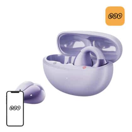 QCY Crossky Clip C30 Ασύρματα Ακουστικά, Μοβ