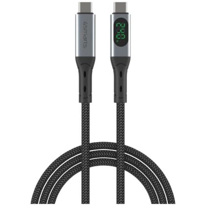 4smarts DigitCord Καλώδιο USB4 240W, 1.5m, Μαύρο
