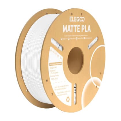 ELEGOO PLA Matte Νήμα, Λευκό