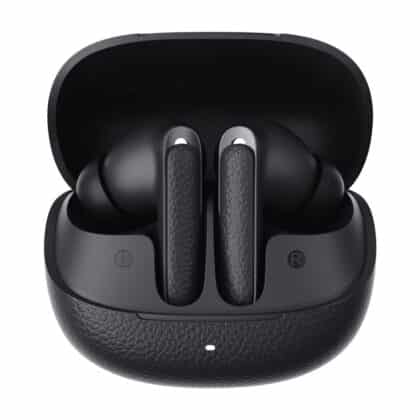 QCY Buds HT15 ασύρματα ακουστικά TWS με θήκη φόρτισης σε μαύρο χρώμα