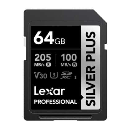 Κάρτα μνήμης Lexar Professional SILVER PLUS SDXC 64GB, μοντέλο LSDSIPL064G-BNNNG