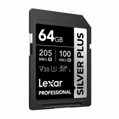Κάρτα μνήμης Lexar Professional SILVER PLUS SDXC 64GB, μοντέλο LSDSIPL064G-BNNNG