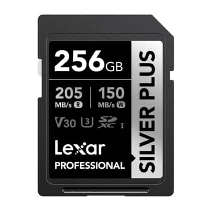 Κάρτα μνήμης Lexar Professional Silver Plus SDXC 256GB, μοντέλο LSDSIPL256G-BNNNG
