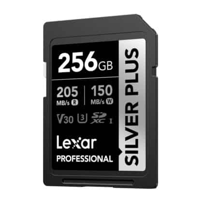 Κάρτα μνήμης Lexar Professional Silver Plus SDXC 256GB, μοντέλο LSDSIPL256G-BNNNG