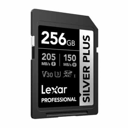 Κάρτα μνήμης Lexar Professional Silver Plus SDXC 256GB, μοντέλο LSDSIPL256G-BNNNG