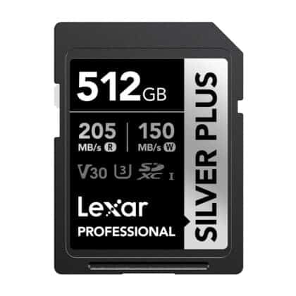 Lexar Professional SILVER PLUS SDXC 512GB Κάρτα Μνήμης