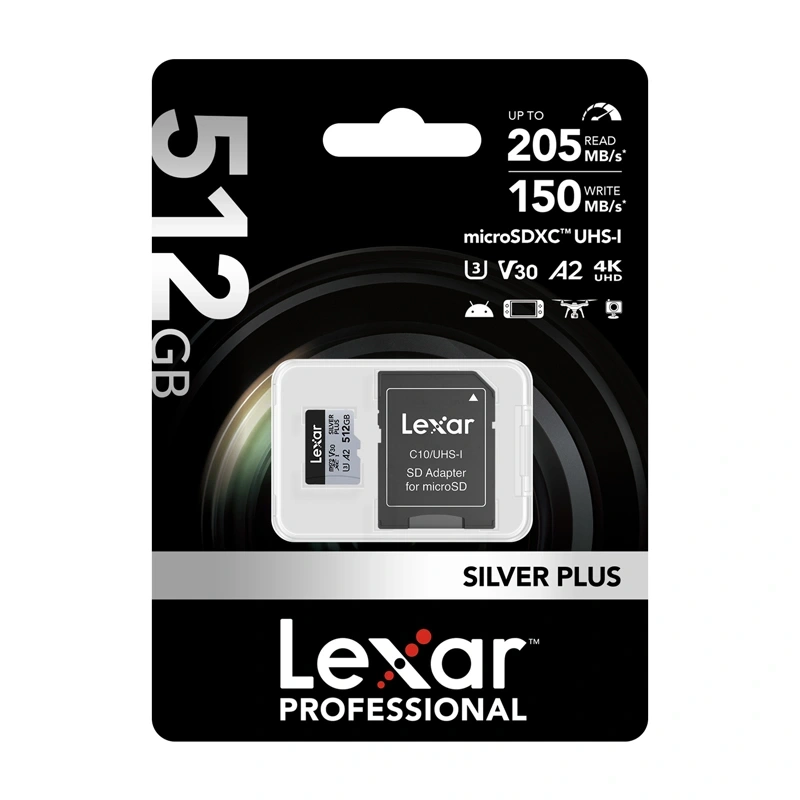 Lexar High-Performance Silver Plus microSDXC 512GB με Προσαρμογέα - Image 5